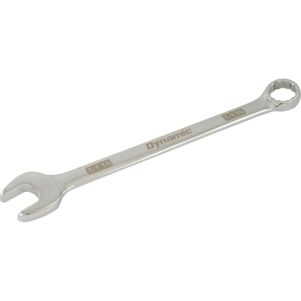 Tools 1-1/16" 12 Point Combination Wrench, Mirror Chrome Finish